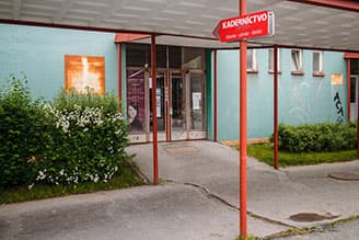 Bezbariérový vstup do salónu